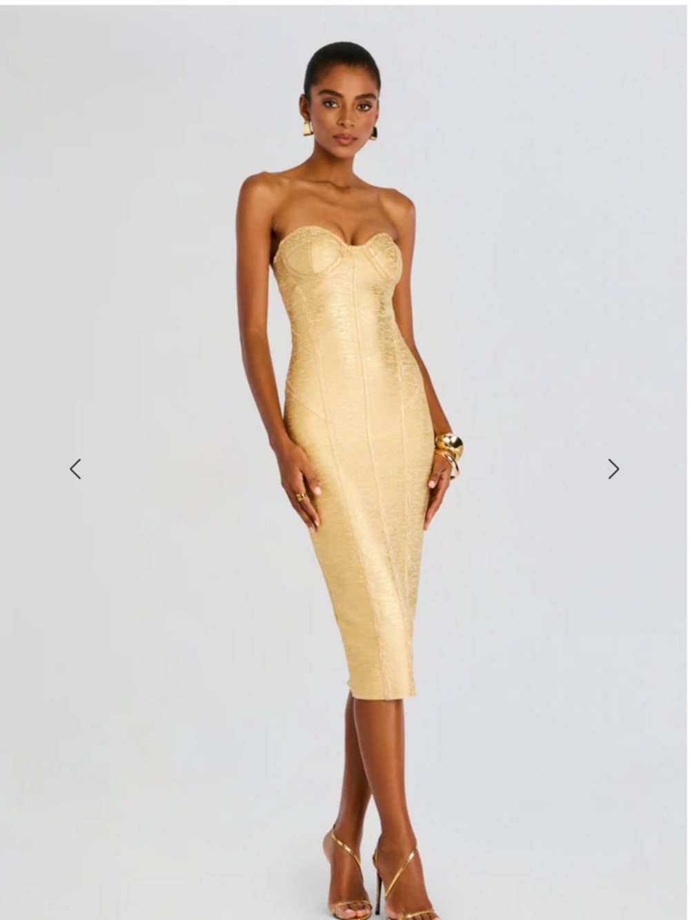Gold Charlize Dress